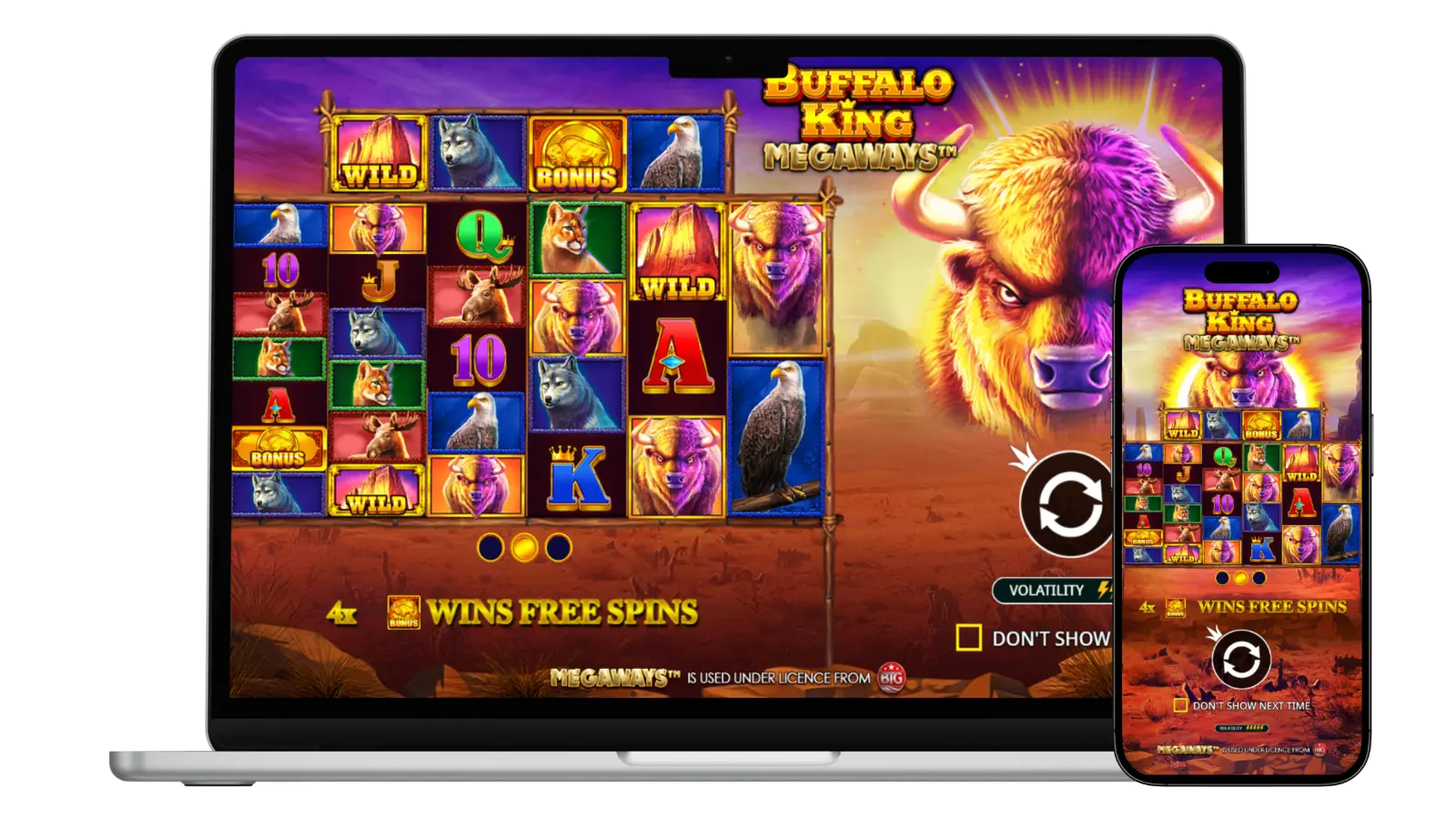 Buffalo King Megaways hero image